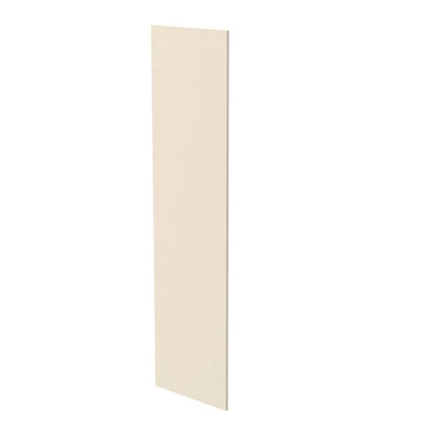Home Decorators Collection Newport 0.75 in. W x 30 in. D x 96 in. H in in Cream Painted Refrigerator End Panel