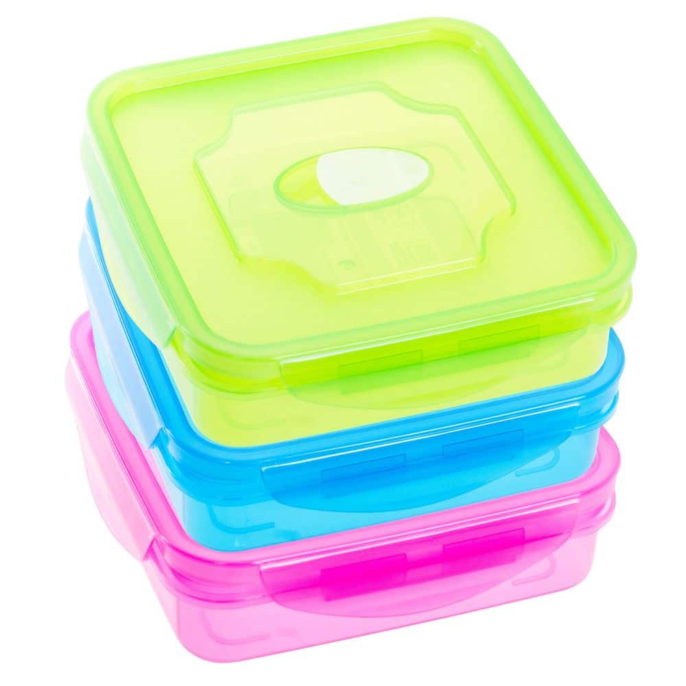 PEDECO 10PCS Rectangle Plastic Portion Box Sets with Lids.Food Storage  Box,Container Sets,Food Storage,Food Containers,Plastic Food Container,use  for