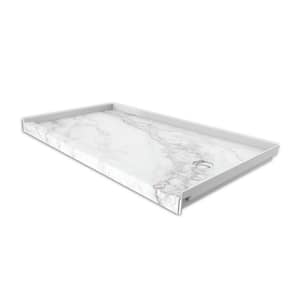 32 in. x 60 in. Single Threshold Shower Base with Right Hand Drain in Calypso