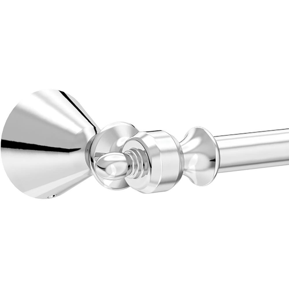 Polished Chrome 18'' Wall Mounted Single Towel Bar