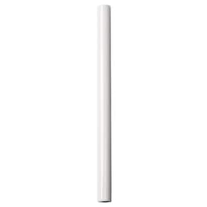 Catalina White 0.75 in. x 12 in. Polished Ceramic Wall Pencil Liner Tile