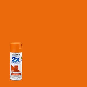 15 oz. Fluorescent Orange 2X Distance Inverted Marking Spray Paint (6-Pack)