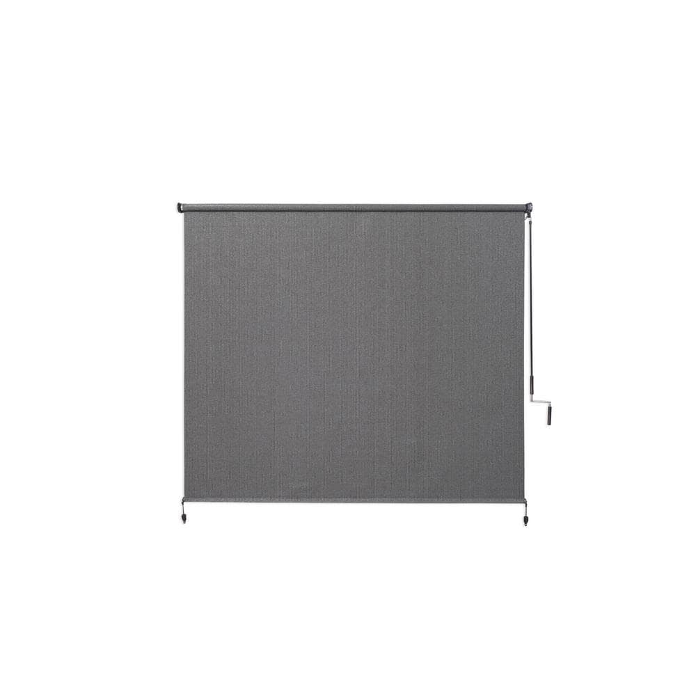 Coolaroo Coolaroo Exterior Roller Shade Fade/Stain Resistant Fabric Pewter in Gray 