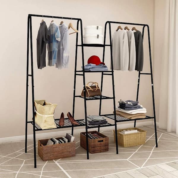 Only Hangers Metallic Metal Clothes Rack 60 in. W x 64 in. H GR200 - The  Home Depot