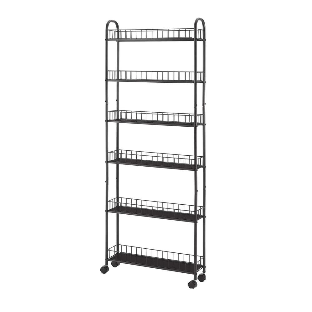 6-Tier Rolling Cart Gap Kitchen Slim Slide Out Storage Tower Rack with Wheels price history on PriceWatchPro