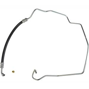 thumbnail interactive-video image 1 of Power Steering Pressure Line Hose Assembly For Hyundai Santa Fe 2.7L – 2007-2009 – Pump To Rack 1 of 5