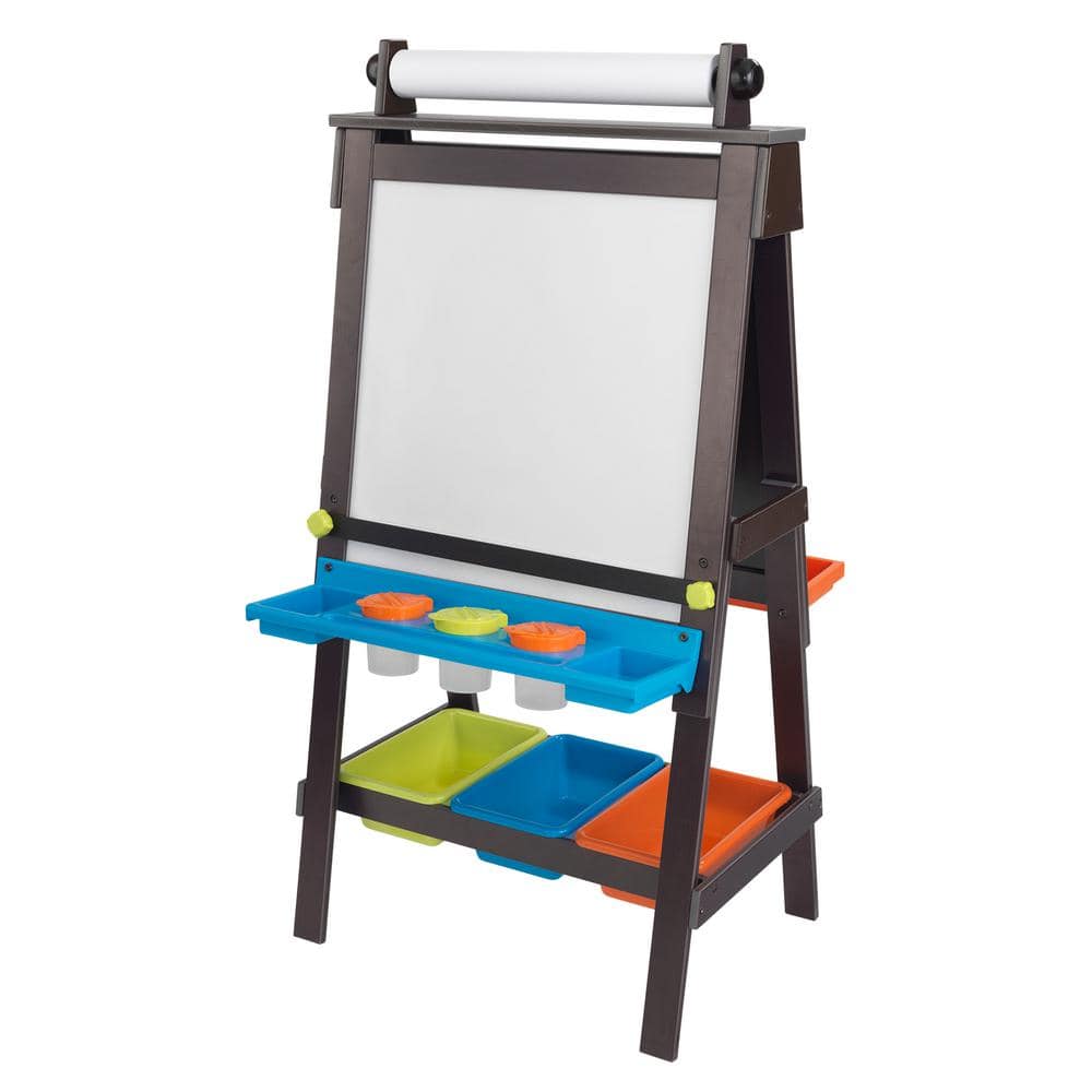 Universal Foldable Double-Sided Dry Erase Easel, Two Configurations, White  Board: 29 x 41