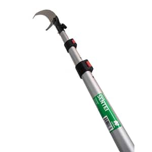 Sentei 15.4 in. Chrome-Plated Hayauchi Steel Silky Blade with 16 ft. Pole 3-Section Telescoping Aluminum Pole Saw