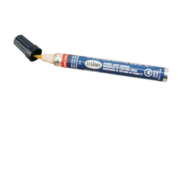 Testor Corp. Flat Black Paint Marker Enamel Paint Pen