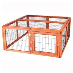 3.8 ft. x 3.6 ft. x 1.6 ft. Medium Outdoor Enclosure with Mesh Cover Run