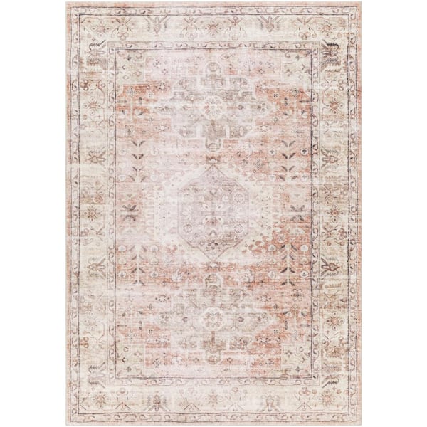 Livabliss Erin 2 ft. x 3 ft. Ivory/Brown Oriental Indoor Area Rug