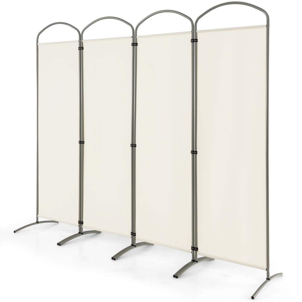 White Costway Room Dividers Jv10726wh 64 1000 