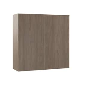 Designer Series Edgeley Assembled 36x36x12 in. Wall Kitchen Cabinet in Driftwood
