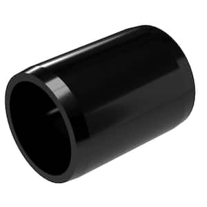 1-1/2 in. Furniture Grade PVC External Coupling in Black (10-Pack)