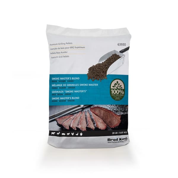 Broil King 20 lbs. Smoke Master's Blend Premium Wood Pellets