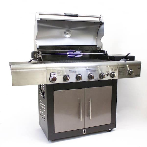 Reviews for Brinkmann 6-Burner Dual Fuel Grill in Slate | Pg 1