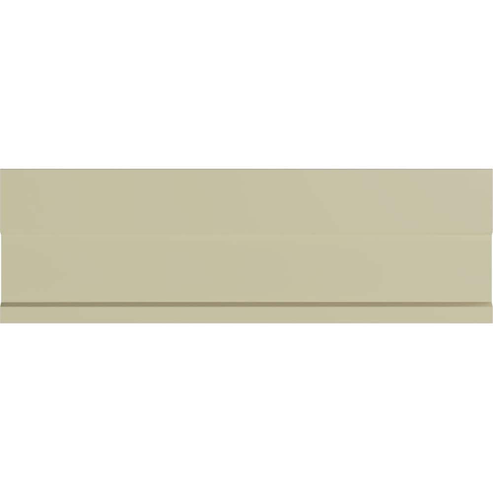 Primed Geometric Baseboard Moulding Sample, 12" Length