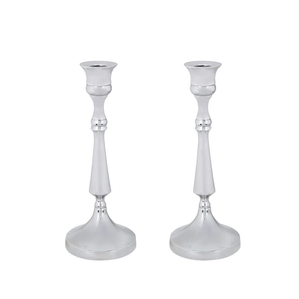 3-3/4 in. Dia x 9-3/4 in. Height, Nickel Aluminum Solid, Table ...
