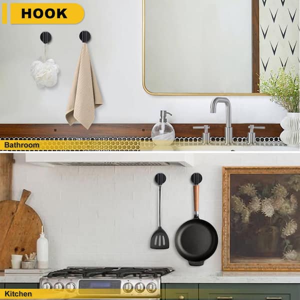 3-Piece Bath Hardware Set with Mounting Hardware in Matte Black