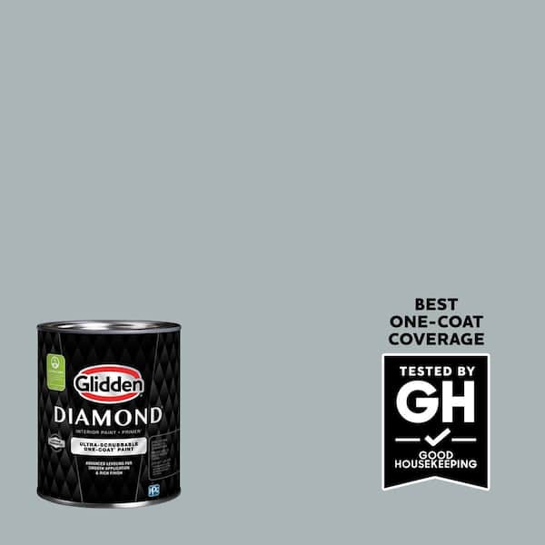 Glidden Diamond 1 qt. PPG1036-3 Nautical Star Flat Interior Paint with Primer
