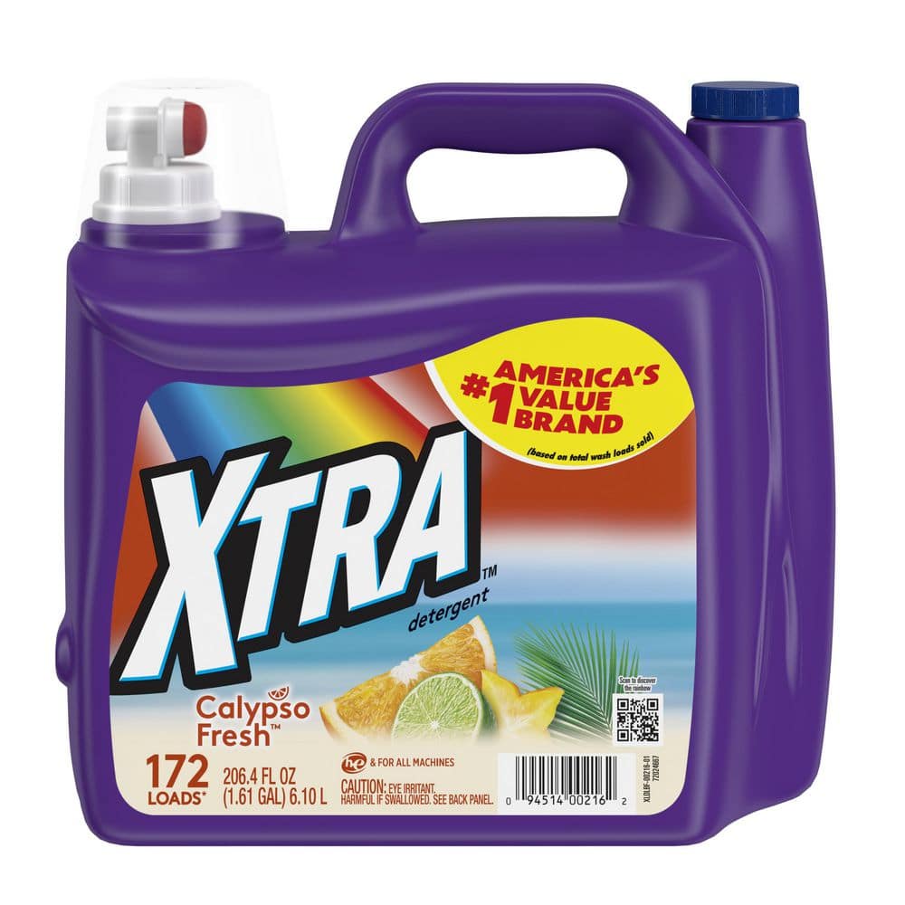 Xtra 206.4 oz. Calypso Fresh Liquid Laundry Detergent (172 Loads) (2