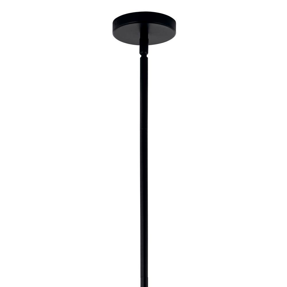 Black Sputnik 16-Light Chandelier with Clear Crackle Glass