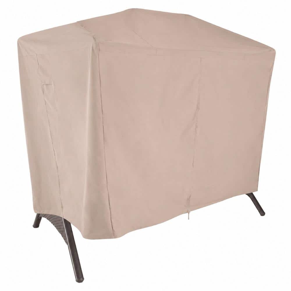 87 in. W x 64 in. D x 66 in. H 2-Person Beige Water-Resistant Patio Swing Cover for Outdoor Home and Garden Use price history on PriceWatchPro