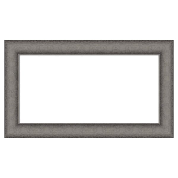 Amanti Art Burnished Concrete 28 in. x 16 in. Wood Framed Dry Erase Magnetic Memo Board