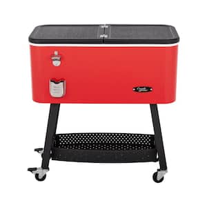 Creole Feast 54- Quart Portable Cooler, 4-Day Ice Retention Chest 