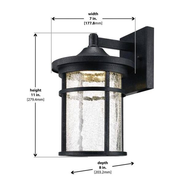 Outdoor Led Wall Lantern Sconce, Front Porch Light Fixtures Home Depot