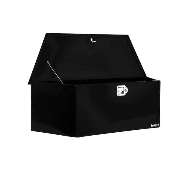 EASTMAN E-2250 RECTANGLE PLASTIC TOOL BOX AND STEEL TOOL BOX CONTAINER  BLACK 17 INCH 20KG WITH TREY