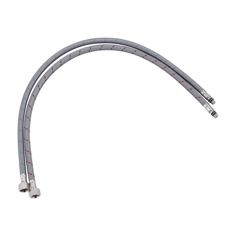 24 in. 3/8 in. Compression inlet x M8 Male Connector Braided Nylon Faucet Supply Line price history on PriceWatchPro