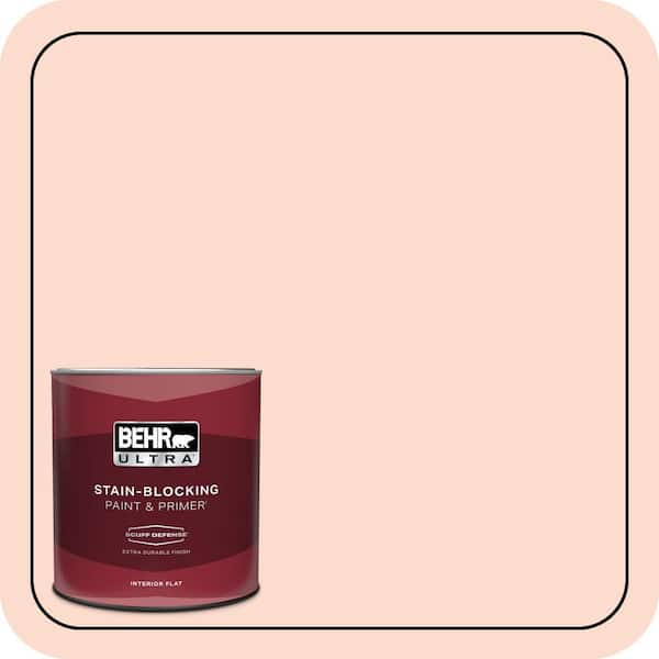 BEHR ULTRA 1 qt. #220C-2 Peachtree Extra Durable Flat Interior Paint & Primer