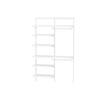 Everbilt Genevieve 4 ft. White Adjustable Closet Organizer Decor Shelf Cover (2pk) 90443