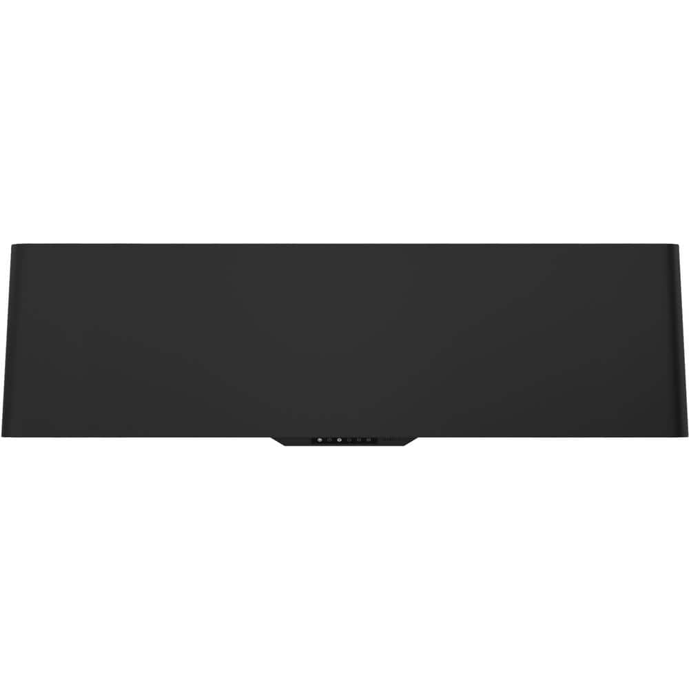 Mesa 48 in. Wall Mount Range Hood with LED Lights in Matte Black