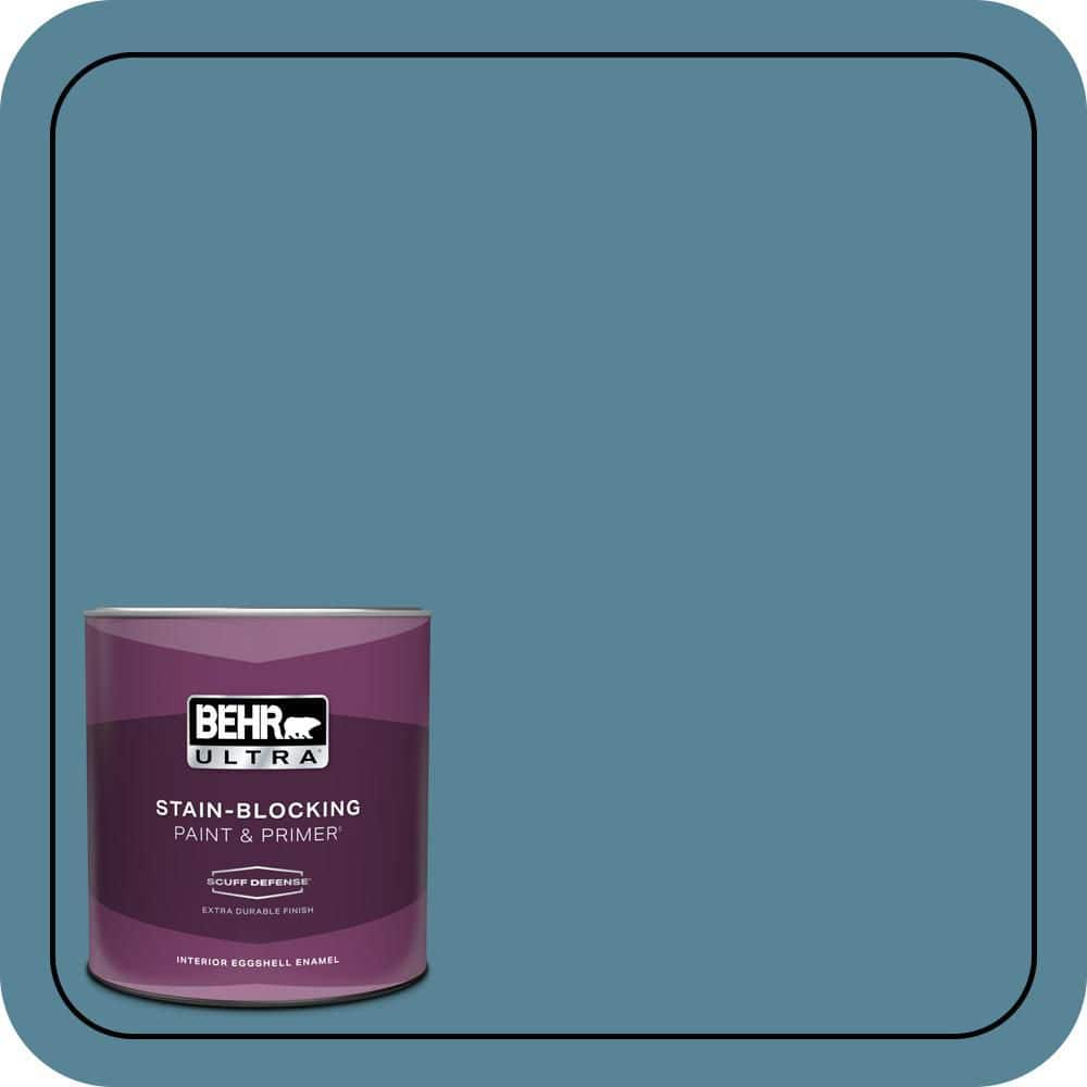 1 qt. #S480-5 Blue Moon Bay Extra Durable Eggshell Enamel Interior Paint & Primer price history on PriceWatchPro