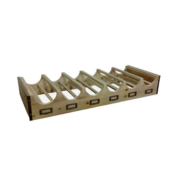 ORE International Wooden Wine Holder