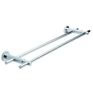 24 in. Double Towel Bar in Chrome