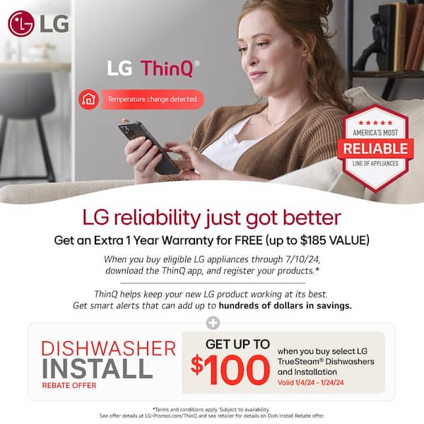 LG QuadWash Top Control 24-in Smart Built-In Dishwasher With Third Rack  (Stainless Steel) ENERGY STAR, 42-dBA in the Built-In Dishwashers  department at