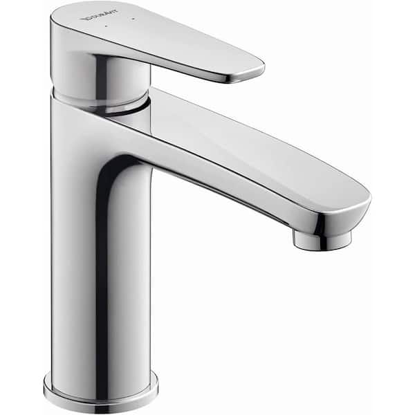 Duravit B1 Single-Handle Single-Hole Bathroom Faucet without Drain Kit in Chrome