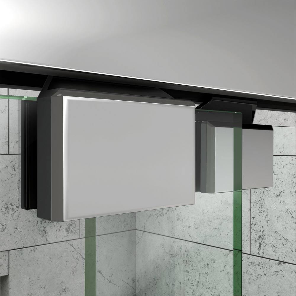 DreamLine 54" Frameless Clear Glass Sliding Shower Door with Chrome Hardware