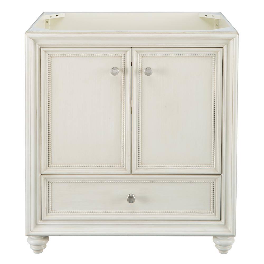 Home Decorators Collection Dellwood 30 In W X 2175 In D Bath Vanity Cabinet Only In Antique White Ddwv3022d The Home Depot