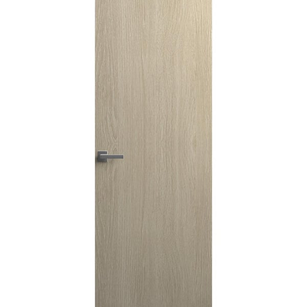 Sartodoors 36 in. x 96 in. Unassembled Left-Hand/Inswing Light Oak
