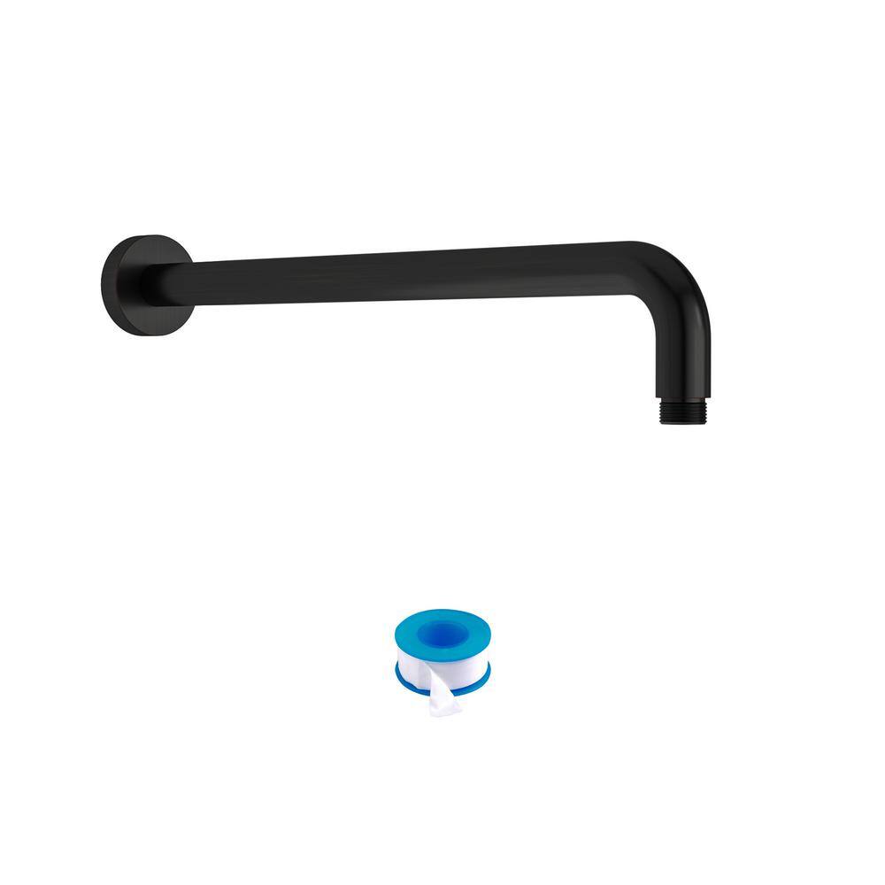16" Oil Rubbed Bronze Wall Mounted Shower Arm