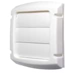 4 in. Louvered Vent Cap in White