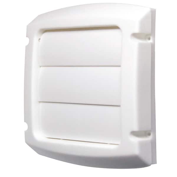Everbilt 4 in. Louvered Vent Cap in White