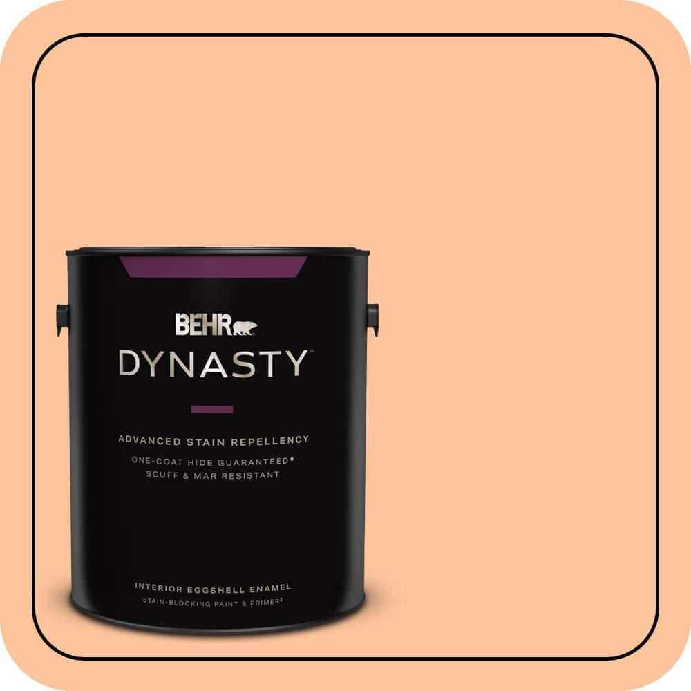 1 gal. #260B-4 Orange Sherbet Eggshell Enamel Interior Stain-Blocking Paint & Primer price history on PriceWatchPro