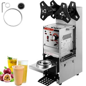 Semi-automatic Cup Sealing Machine 300-500 Cup per Hour 90/95 mm Cup Diameter Tea Cup Sealer Machine with Control Panel