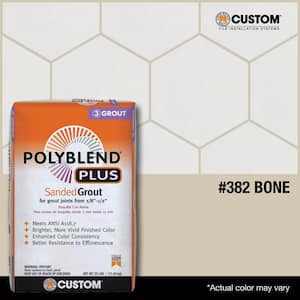 Polyblend Plus #382 Bone 25 lb. Sanded Grout