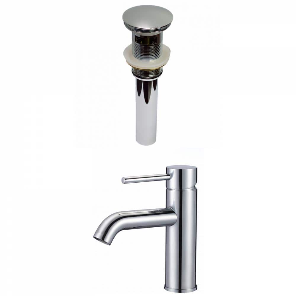 Roxy Single Handle High Arc Single Hole Bathroom Faucet with Deckplate Incl